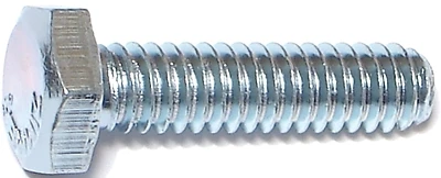 Zinc Hex Bolt Grade 2 1/4-20 X 1 Inch