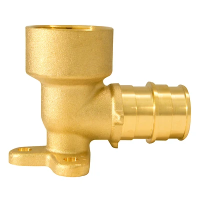 Apollo EPXDEE34 Brass PEX-A Elbow, 3/4 In. Barb x 3/4 In. FNPT, Drop Ear