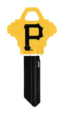 Hillman Pittsburgh Pirates Painted Key House/Office Universal Key Blank Single sided