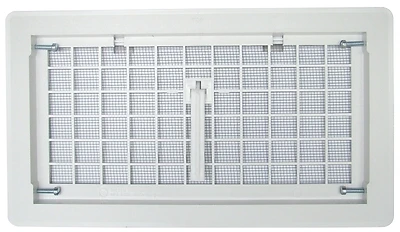 Automatic Vent 500wh Manual Foundation Vent With Damper, White, 8x16 Opening