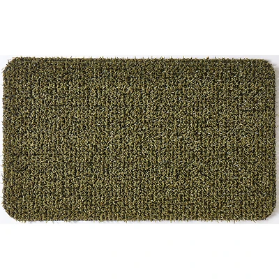 GrassWorx 10376434 Clean Machine Scraper Doormat, 18 x 30 In., Evergreen