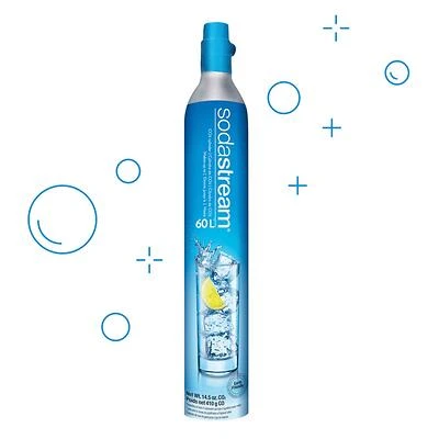 SodaStream 1032220010 CO2 Carbonator Cylinder, 60L, Blue