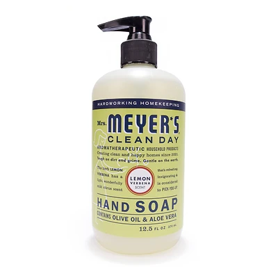 Mrs. Meyer's 12104 Lemon Verbena Liquid Hand Soap, 12.5 Oz