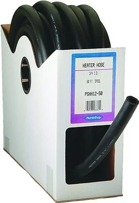 Abbott Rubber T62004003 Heater Hose, Black, 3/4 In. ID x 1 In. OD x 50 Ft.