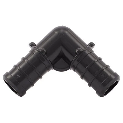 SharkBite UP248A5 Pipe Elbow, 1/2 in, Barb, 90 deg Angle, Polymer, 200 psi Pressure