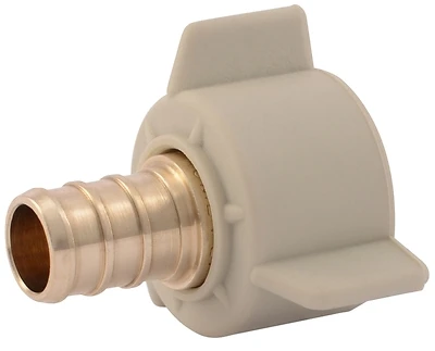 SharkBite UC526LFA PEX Barb x FPT Adapter, 1/2 In. Brass