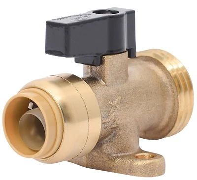 SharkBite 25559LF Washing Machine Straight Valve, Brass, 1/2 x 3/4 In.