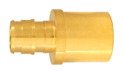 Apollo EPXMS1234 Brass PEX Insert Fitting, 1/2 In. x 3/4 In. MSWT Adapter