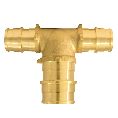Apollo Brass PEX-A Expansion Tee, 1/2 x 1/2 x 3/4 In. Barb
