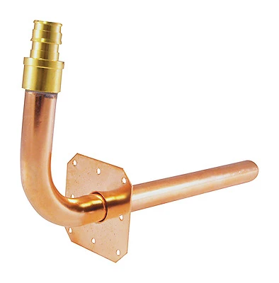 Apollo Copper PEX A Stubout with Ear, 1/2 In. Barb x 8 In.
