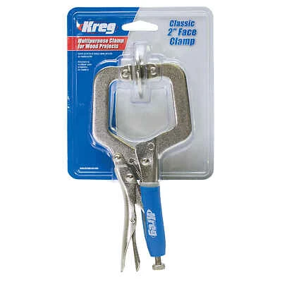 Kreg KHC-MICRO Face Clamp, 2-In. Reach, 2-1/4 In. Max Opening