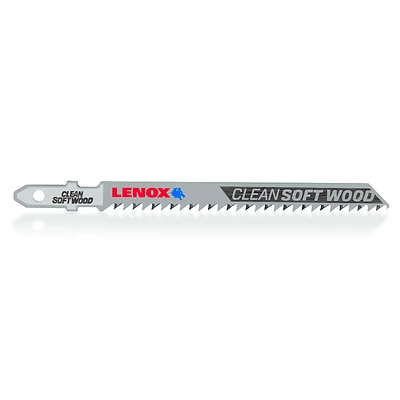 Lenox 1990964 T-Shank Jigsaw Blade, 10 Tooth, 4 x 5/16-In., 3-Pk.