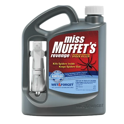 Wet & Forget 803064 Miss Muffet's Revenge Spider Control, 64 oz. with Applicator