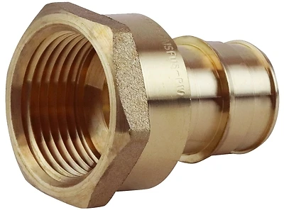 Apollo EPXFA3434 Brass PEX-A Barb x FNPT Female Adapter, 3/4 In.