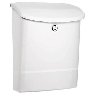 Parkside Mailbox, Wall-Mount, White, 13.5 x 10.87-In.