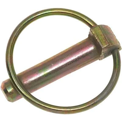 4020711 Lynch Pin 7/16 In. X 1-1/4 In., Yellow Zinc, 2 Count