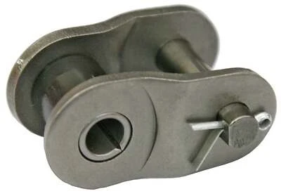 #60 Roller Chain Offset Link, 3-pack, Model 7660030, Steel, 3/4 In. Pitch