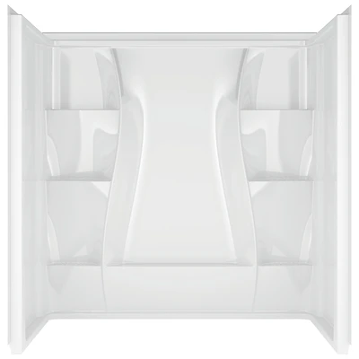 Classic 400 Bathtub Wall Set, Bright White, 60 x 32-In.