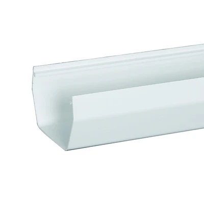 Amerimax T0573 Contemporary Vinyl Gutter, White, 5-In. x 10-Ft.