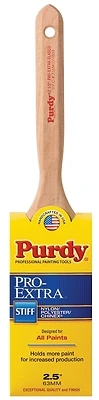 Purdy 144100725 Pro-Extra Elasco Flat Trim Paint Brush, 2-1/2 In.