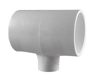1 in. x 1 in. x 1/2 in. PVC Sch. 40 S x S x S Reducing Tee