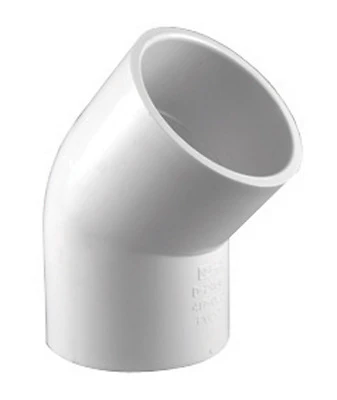 1-1/4 in. PVC Sch. 40 45-Degree S x S Elbow