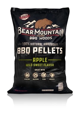 Bear Mountain BBQ FK12 Apple Hardwood Pellets, 20 Lb.