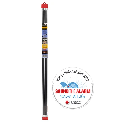 Chimney Extension Rod, 3-Ft., 2-Pk.