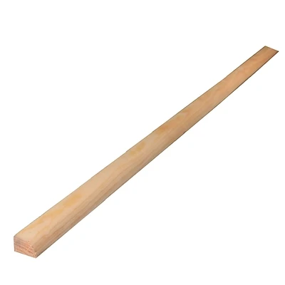 Solid Pine Moulding, Base Shoe, 1/2 x 3/4 In. x 8 Ft.
