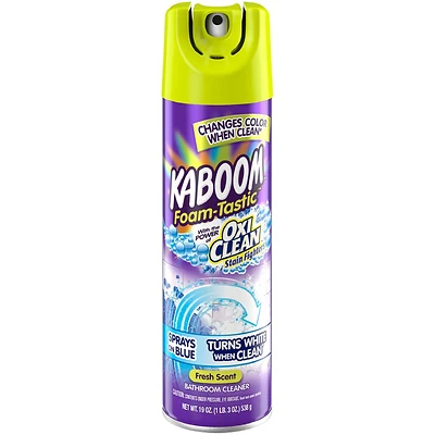 Kaboom 35270 FoamTastic Bathroom Scrubbing Foam, Color Changing, 19 Oz.