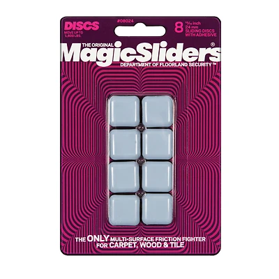 15/16 in. Square Sliders (8-Pack)
