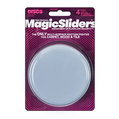 4 in. Round Magic Sliders (4-Pack)