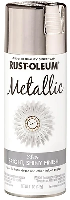 Specialty Metallic Spray Paint, Silver, 12-oz.