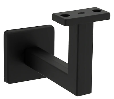 National Hardware N830-524 Reed Handrail Bracket, 150 lb, Matte Black