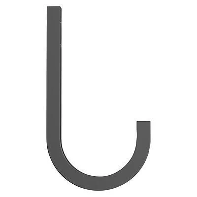 National Hardware N337-903 Reed Multi-Purpose Hook, 60 lb, Matte Black