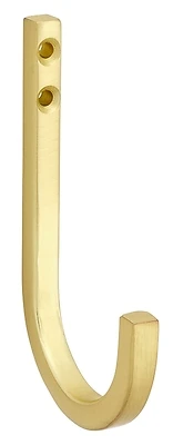 Reed Wall Hook, Brushed Gold