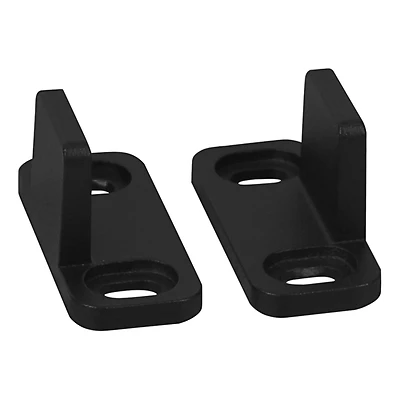 National Hardware N700-114 Sliding Door Floor Guide, Aluminum, Matte Black