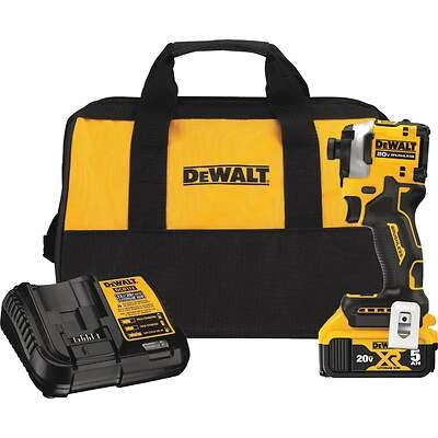 DeWalt Atomic DCF850P1 Brushless 1/4 In. Impact Driver Kit, 20V Max, 5.0 Ah