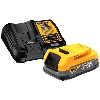 DeWalt DCBP034C 20V MAX PowerStack Compact Battery & Charger Kit
