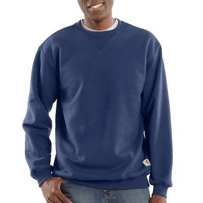 Carhartt TS0124-M Men's Loose Fit Midweight Crewneck Sweatshirt, New Navy, XL