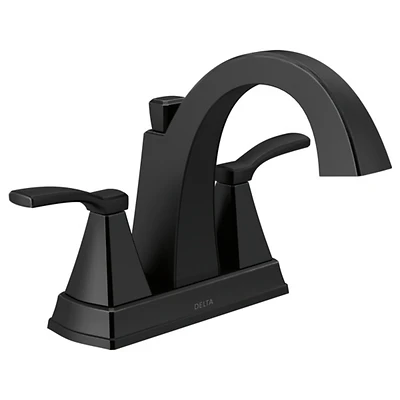 Flynn 2-Handle Bathroom Faucet, Matte Black