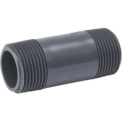 Schedule 80 PVC Pipe Nipple, 3/4 x 8 In.