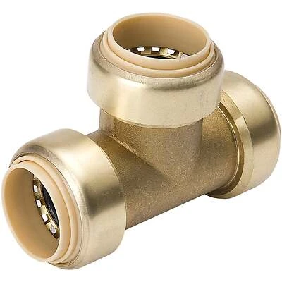 Proline 6632-004 Push-On Pipe Tee, 3/4 In. Copper x Copper x Copper
