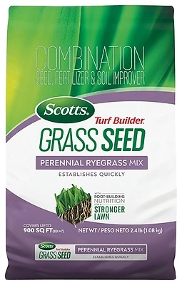 Scotts 18038 Turf Builder Perennial Ryegrass Mix, 2.4 Lbs.