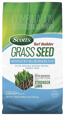 Scotts 18037 Turf Builder Kentucky Bluegrass Grass Seed Mix, 5.6 Lb.