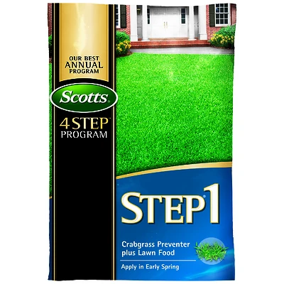 Step 1 Crabgrass Preventer plus Lawn Food, 40.28 Lbs., Covers 15,000 Sq. Ft