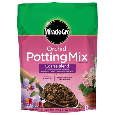 Orchid Potting Mix Coarse Blend 8 Quart Bag for Healthy Orchid Growth