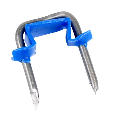 Gardner Bender MSI-1525T Staple with Polyethylene Strap, 1/2 in W Crown, Metal, Graphite
