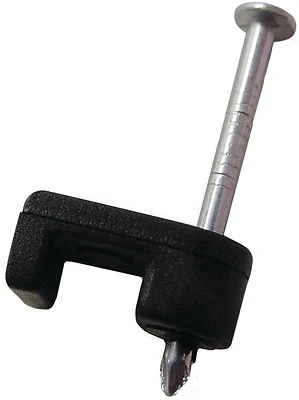 Gardner Bender PSB-1600T Cable Staple, 3/16 in W Crown, 7/8 in L Leg, Polyethylene