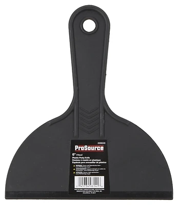 ProSource JL-PS063L Putty Knife, 6 in W Blade, 6 in L Blade, Plastic Handle